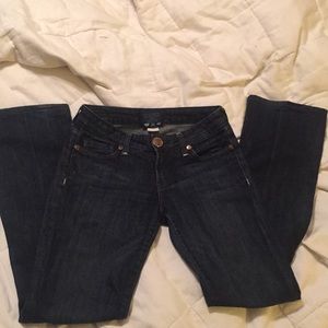 Immortality Dark Wash Jeans Size 26 with Bling